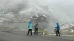 Ninge pe Transalpina, minus 2 grade la Bâlea Lac. Imagini cu prima ninsoare din această toamnă
