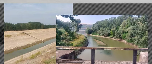 Canalele de irigații au SECAT în Dolj. Apa din Dunăre nu mai poate ajunge la fermieri