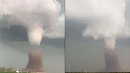 Cel puțin 10 case, fără acoperișuri din cauza tornadei formate în județul Călărași