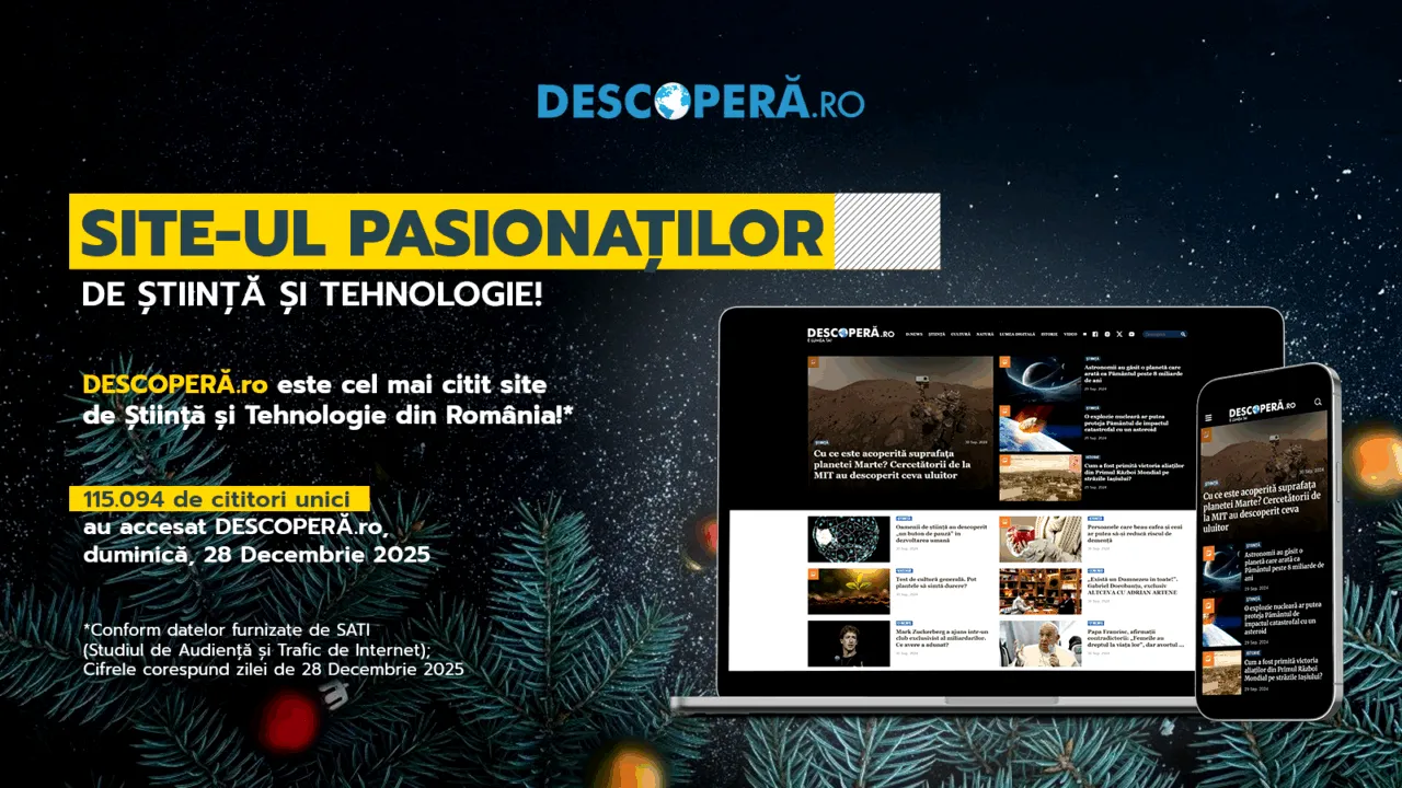 DESCOPERĂ.ro, site-ul preferat al pasionaților de Știință și Tehnologie din România!