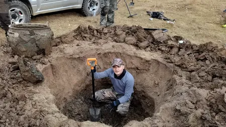 Vas celtic, vechi de 2.500 de ani, găsit de un grup de căutători de vestigii istorice din România. În ce zonă a fost făcută descoperirea arheologică