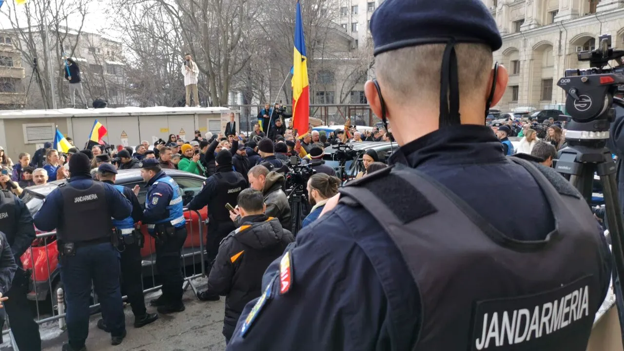 Jandarmeria, despre paza Parchetului General, în timpul PROTESTULUI: Sediul PICCJ parte din obiectivele de IMPORTANȚĂ deosebită