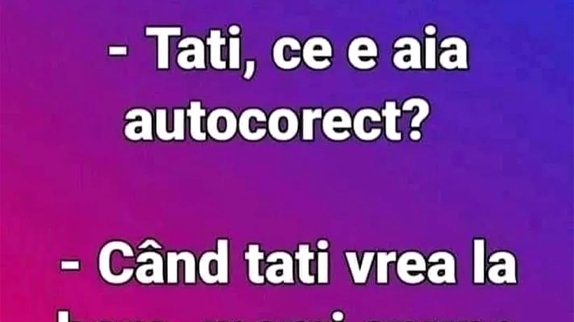 BANCUL ZILEI | Definiția autocorect-ului