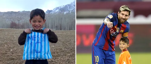 Murtaza Ahmadi, copilul afgan care a devenit cunoscut după ce a primit un tricou de la Lionel Messi cere ajutor pentru a scăpa de talibani: „Vă rog să mă salvați” | GALERIE FOTO