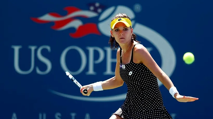 Agnieszka Radwanska, posibilă adversară a Simonei Halep, eliminată în turul doi la US Open