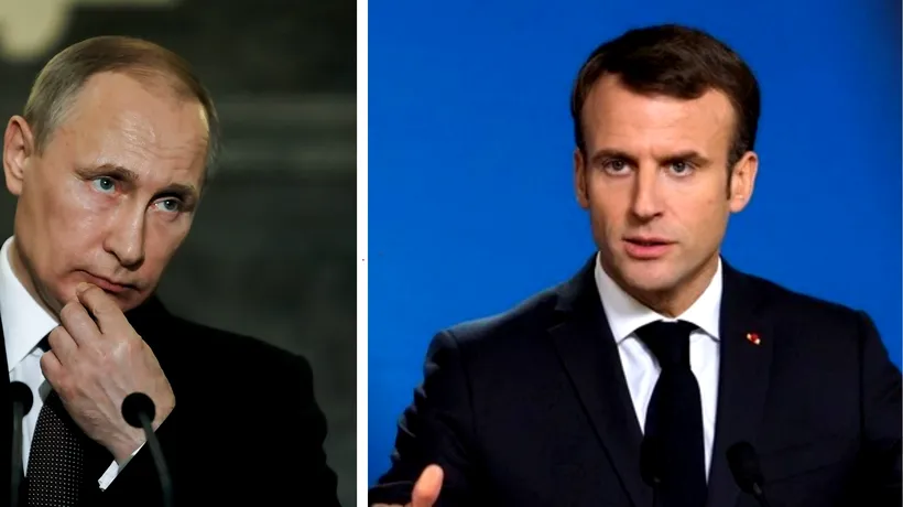 INTERNAȚIONAL. Vladimir Putin și Emmanuel Macron, videoconferință și ”dialog strategic Rusia – Franța”. Președintele francez nu și-a schimbat părerea: ”NATO se află în moarte cerebrală”
