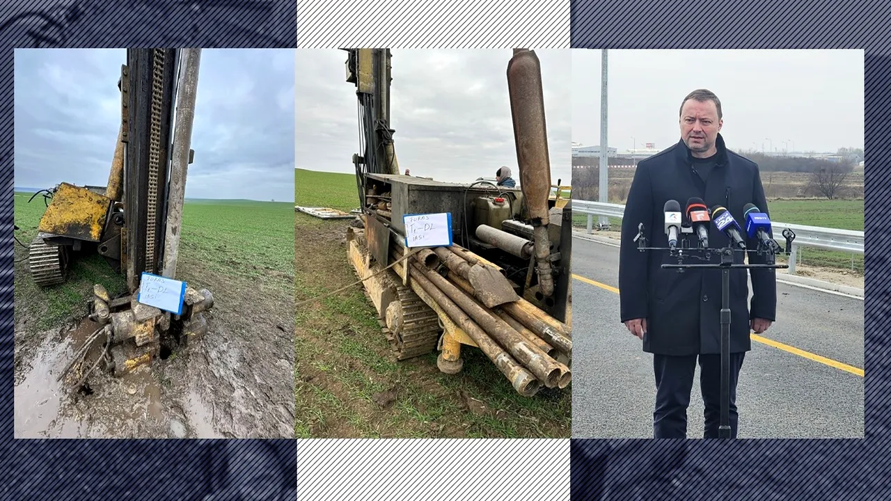 270 de foraje pentru Varianta Ocolitoare Iași EST/ Cristian PISTOL: 