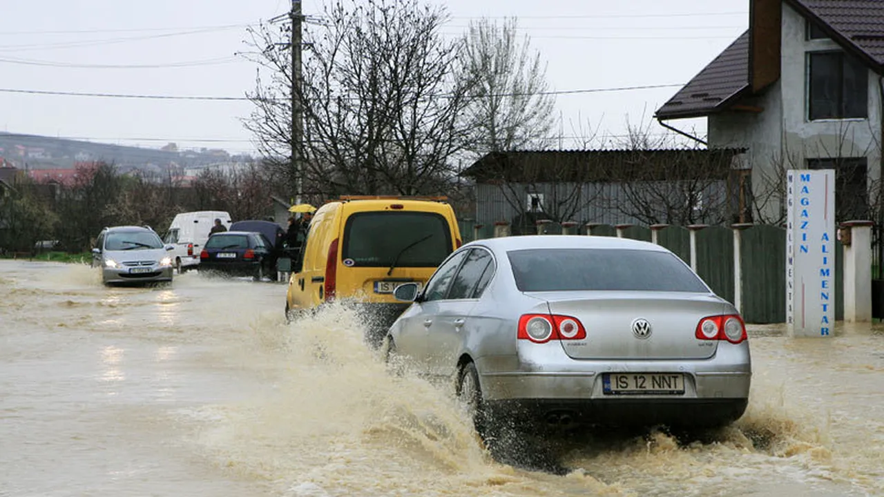 Avertizare Cod galben de inundații emisă de Institutul Național de Hidrologie