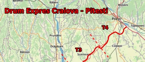 VIDEO | Tronsonul 4 al Drumului expres Craiova-Pitești are lucrările finalizate în proporție de 30%