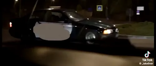 VIDEO | Curier prins de polițiști făcând drifturi. „Din motive de conducere agresivă, comanda dumneavoastră va întârzia 30 de zile”