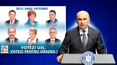 Azi se declară scârbit de PSD, dar în 2012 Bolojan împărțea același afiș electoral cu „șobolanii din cămară”. Gândul publică imaginea de arhivă