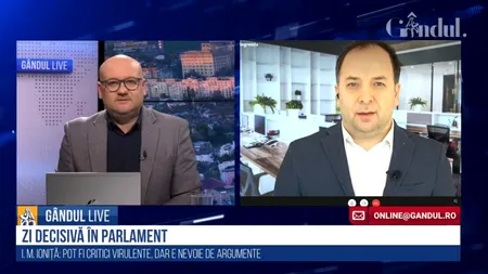 GÂNDUL LIVE. Analist economic: „Să privim bugetul ca pe o culegere de bune intenții / Suntem în plină criză economică, avem 60.000 de companii în pragul insolvenței”