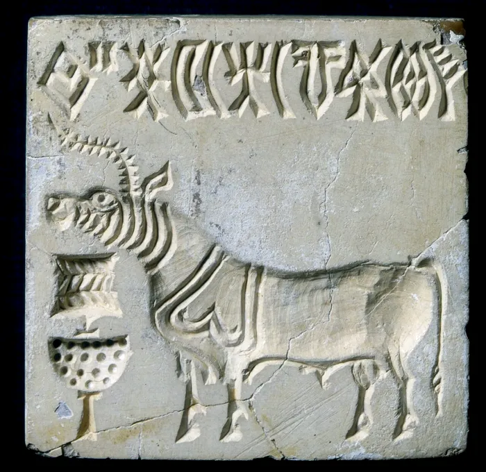 Sigiliu cu un unicorn - Muzeul Național al Indiei, New Delhi - datează din anii 2500 î.Hr. 