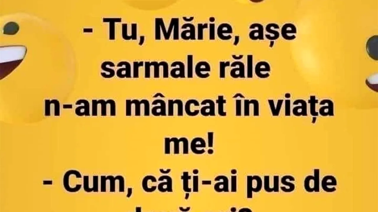 Bancul de sâmbătă | Ion, Măria și 