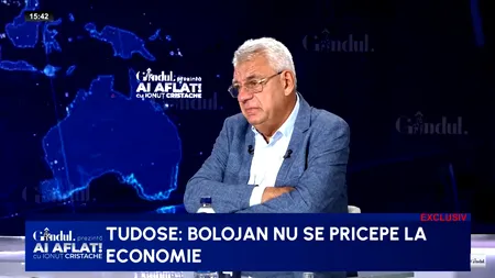 Mihai Tudose: „Eu i-am zis lui Bolojan să scadă TVA-ul la 17%, nu știe ECONOMIE”