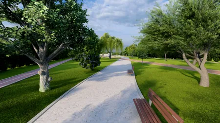 GALERIE FOTO | Cum va arăta noul parc din București, construit de la zero, pe 42 de mii de metri pătrați. Au demarat lucrările de luni