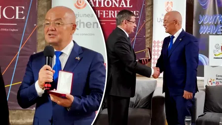 Emil Boc, decorat în Republica Moldova. Primarul Clujului a primit 