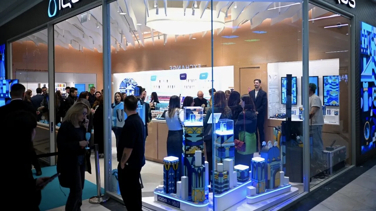 IQOS deschide un nou capitol în AFI Cotroceni: artă, design și experiențe sub conceptul 2.0