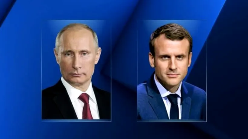 Vladimir Putin l-a sunat pe Emmanuel Macron să îi transmită să nu se amestece în situația tensionată din Belarus