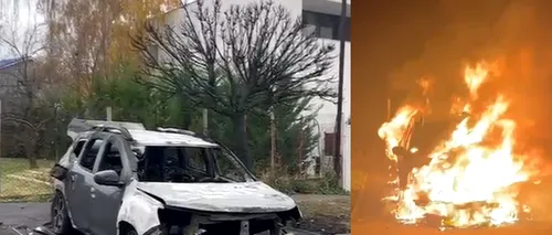 Atac de tip MAFIOT la Timișoara. Mașina directorului Piețelor, incendiată în fața locuinței sale. Ce s-a descoperit sub autoturism?