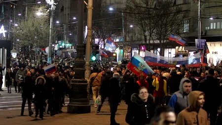 Conflict iminent la Belgrad între opozanții și suporterii PREȘEDINTELUI AUTOCRAT Vucic. Șeful statului promite arestări