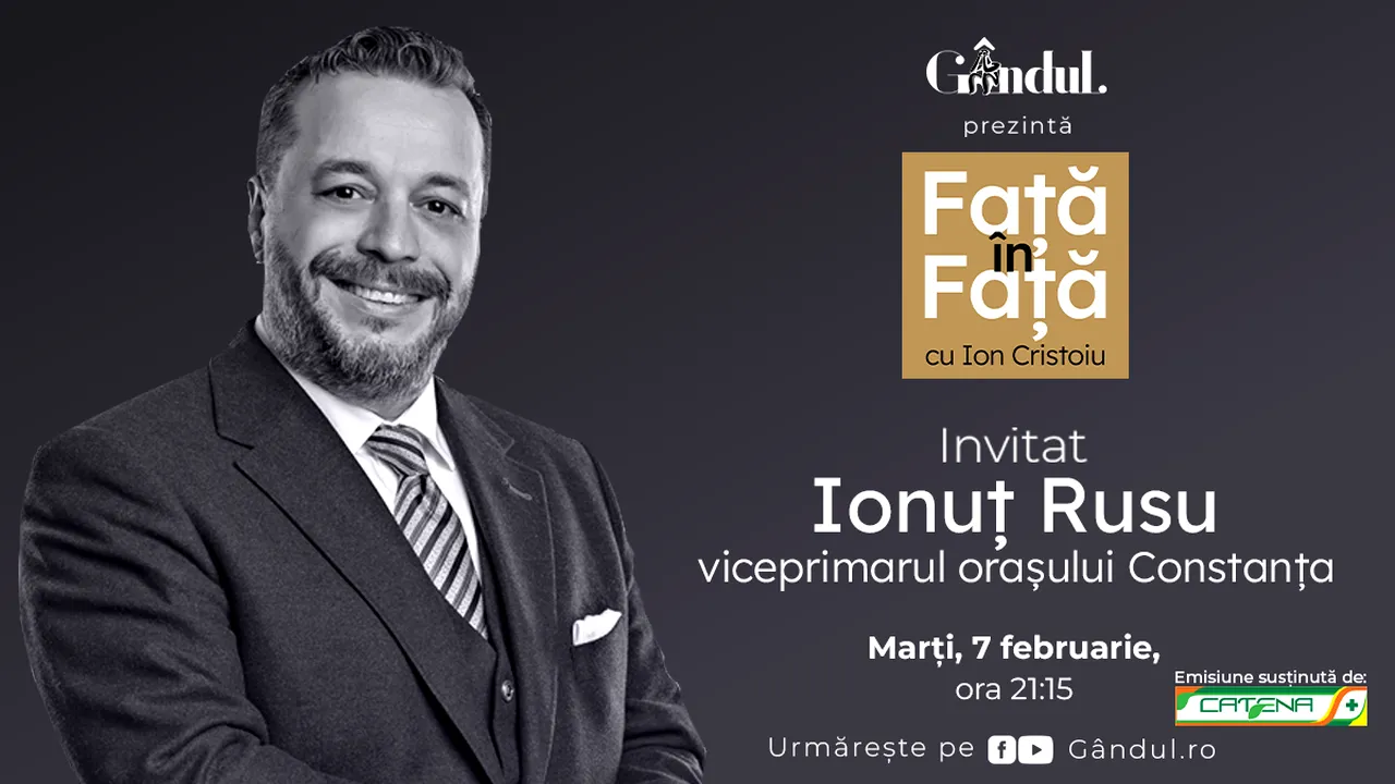 „Față în față cu ION CRISTOIU” începe marți, 7 februarie, de la ora 21.15