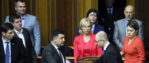 Parlamentul ucrainean l-a reconfirmat în funcție pe premierul prooccidental Arseni Iațeniuk