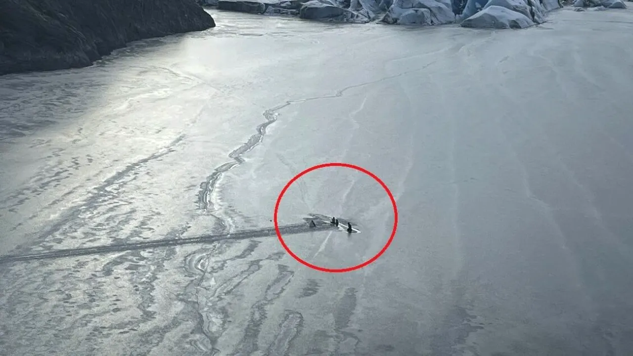 Două fetițe au supraviețuit în mod MIRACULOS în mijlocul unui lac înghețat, după un ACCIDENT aviatic