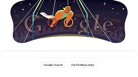 LONDRA 2012 GIMNASTICĂ ARTISTICĂ MASCULINĂ INELE. Proba pe care GOOGLE a ales-o astăzi pentru logo-ul său