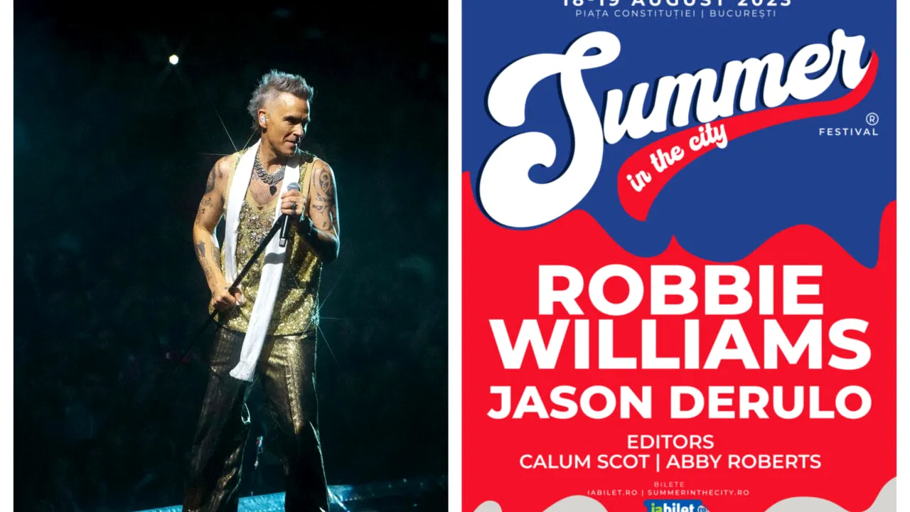 MENIU select pentru Robbie Williams, la concertul susținut la București în cadrul Festivalului „Summer in the City”. Ce a cerut celebrul artist