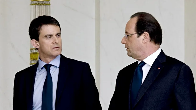Francois Hollande are o cotă de încredere de 18%, Manuel Valls, de 58% - sondaj