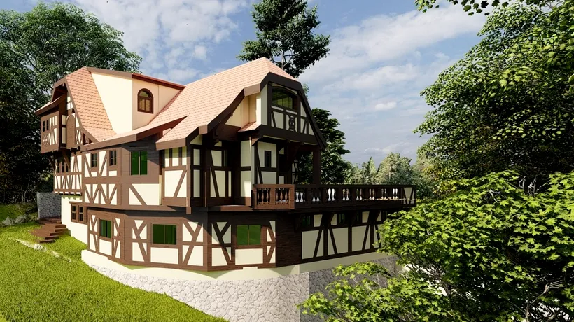 Vila Șipot – Casa arhitecților care au construit Domeniul Regal Peleș a intrat într-un amplu proces de consolidare
