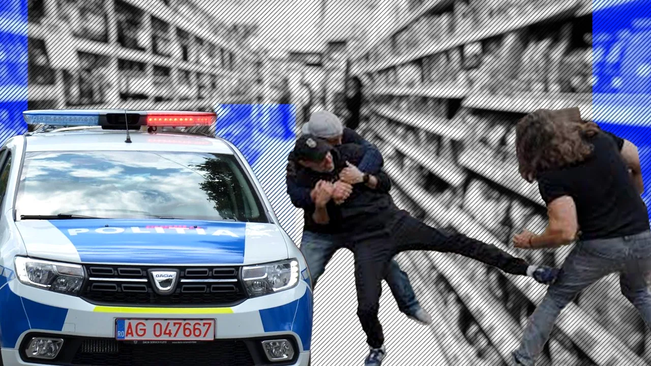 Bătaie într-un supermarket din București. Victimele au fost atacate de mai mulți tineri
