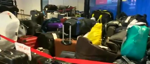 Aeroportul Otopeni este plin cu bagaje. Grămezi de valize nerevendicate sau pierdute sunt la sosiri