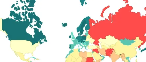 VIDEO. Topul celor mai liniștite zece țări din lume. Pe ce loc se află România, Bulgaria și Ucraina