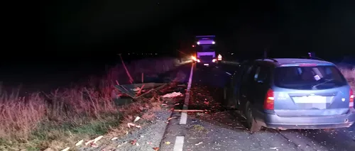Căruțaș spulberat de o mașină, pe un drum din Ialomița. Bărbatul nu a supraviețuit impactului
