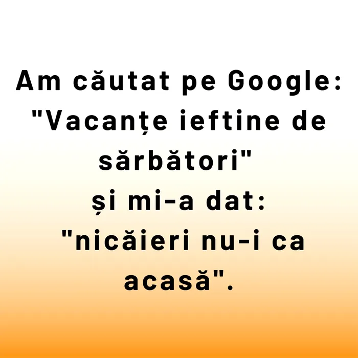 BANCUL ZILEI Vacanțe ieftine de Sărbători