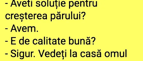 BANCUL ZILEI | Cea mai bună soluție pentru creșterea părului