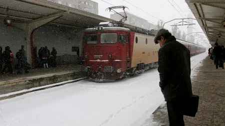 Întârzieri între 20 și 50 de minute pentru trenurile care circulă în estul țării