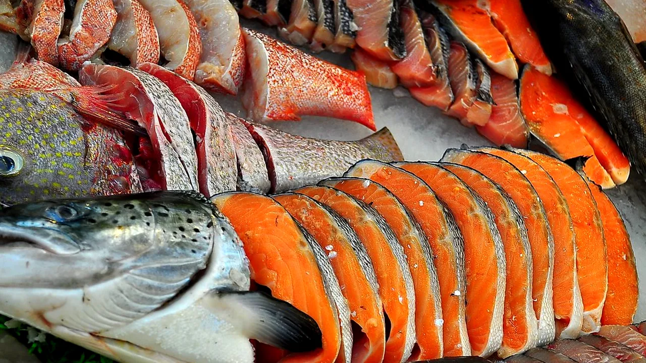 Somonul și FRAUDA alimentară, ce nu li se spune românilor! 40% din marfa vândută în pescării nu este ceea ce credem