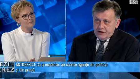 Crin Antonescu: Ca președinte, Crin Antonescu va scoate din politică agenții