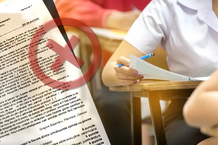 Gafa uriașă făcută de un elev, la BAC, la proba de Limba și Literatura Română. A fost eliminat imediat din examen