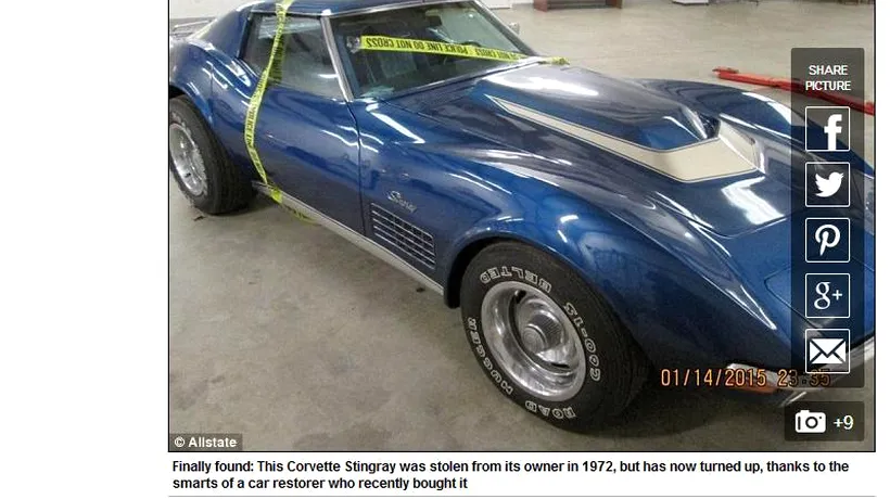 În urmă cu 42 de ani, hoții i-au furat mașina unei femei din Georgia. Ce veste a primit aceasta în urmă cu câteva zile 