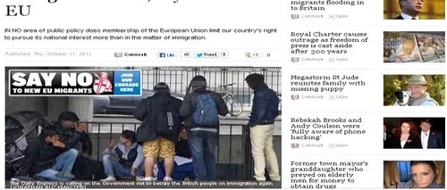 Petiție a Daily Express care îi cere lui Cameron să mențină restricțiile pentru români și bulgari
