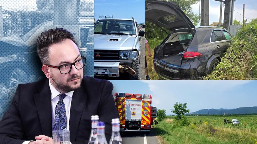 Deputatul Alin Ignat, RĂNIT într-un accident în lanț produs pe șoseaua de centură din Alba Iulia / Patru mașini, implicate