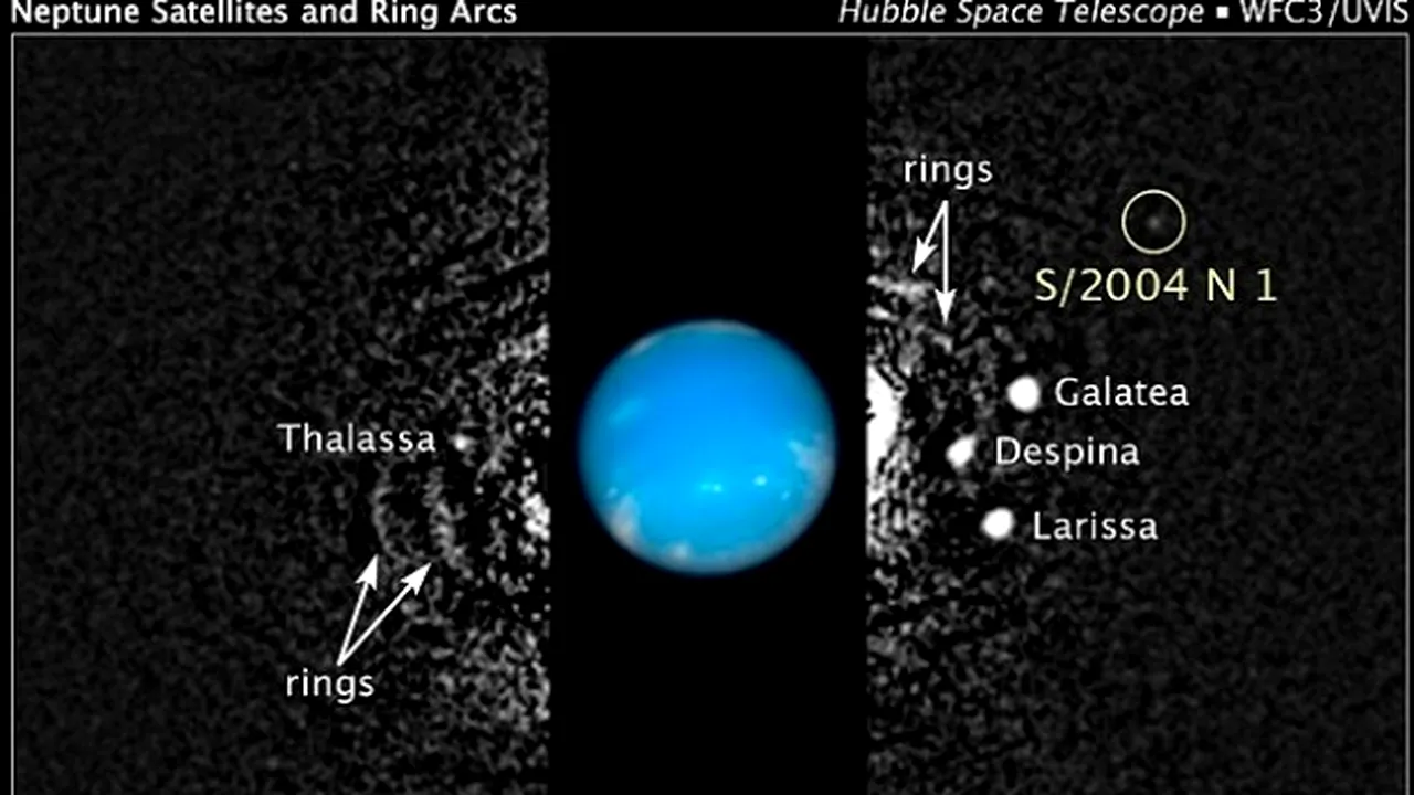 Un nou satelit al planetei Neptun, descoperit întâmplător de un astronom