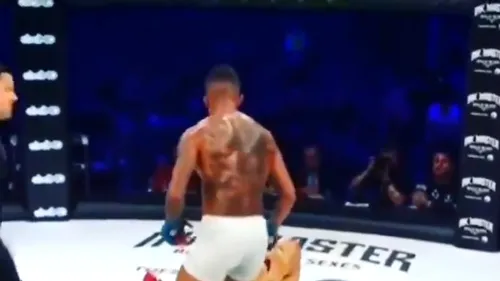 Luptător MMA, penalizat după ce a făcut un gest total nepotrivit  și dubios față de adversarul său - VIDEO