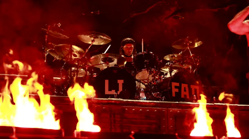 Efecte pirotehnice și o ploaie de spumă la concertul Rammstein, de la Rock The City 2013