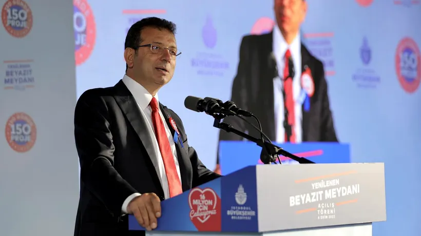 Primarul din Istanbul, condamnat la închisoare pentru insultarea unor oficiali publici