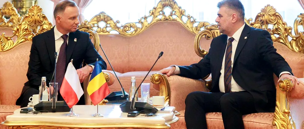 Premierul Marcel Ciolacu a discutat cu președintele Poloniei, Andrzej Duda, la summitul I3M. Ciolacu: Ne dorim să dezvoltăm această cooperare
